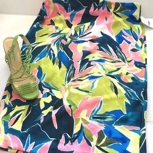 NWT ECI floral skirt